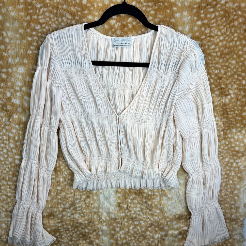 Urban Outfitters Cream Women's Top
